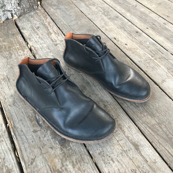 porto rocker slip on leather mens